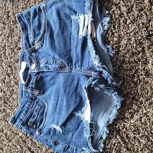 Kancan denim shorts